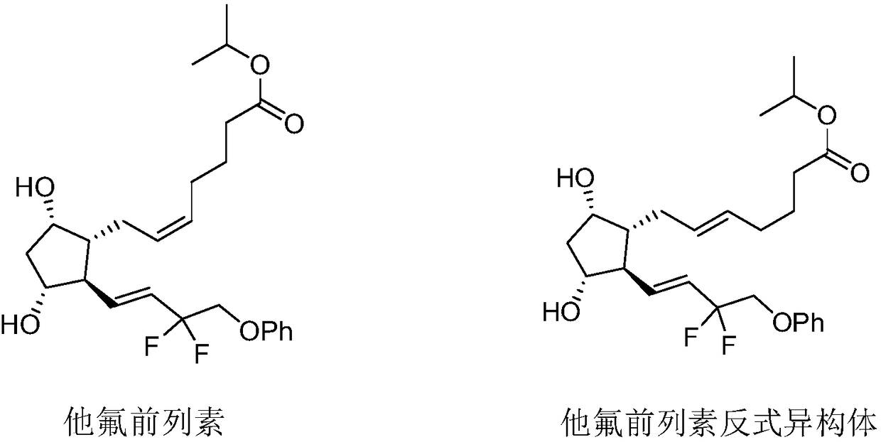 Preparation method of Tafluprost crude drug