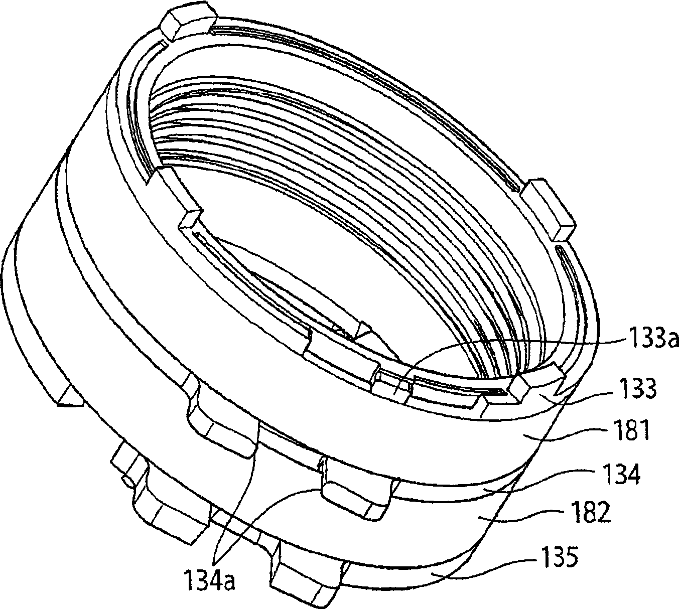 Lens drive device and coil winding method