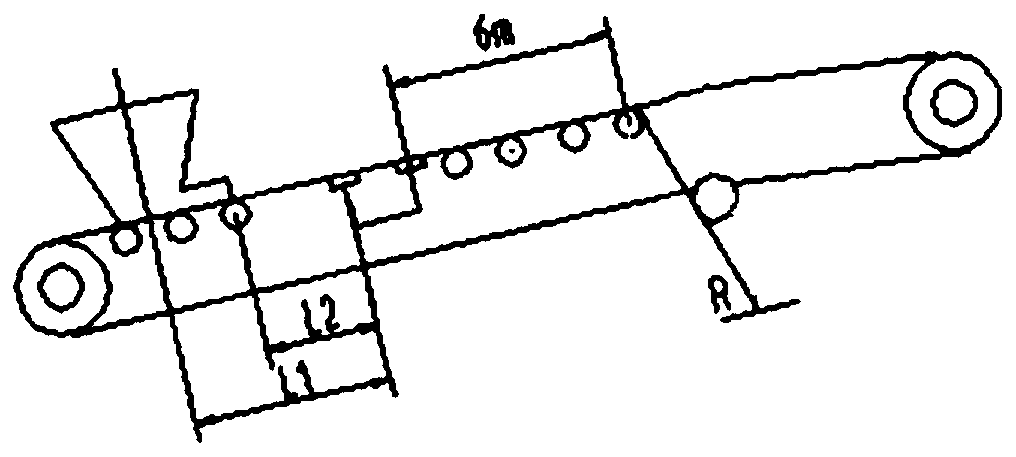 Array type belt conveyor weighing device and installation process thereof