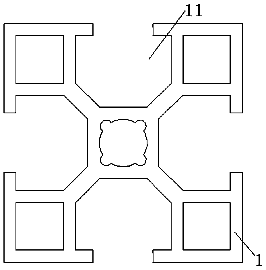 Assembly type television splicing screen mounting device and mounting method thereof