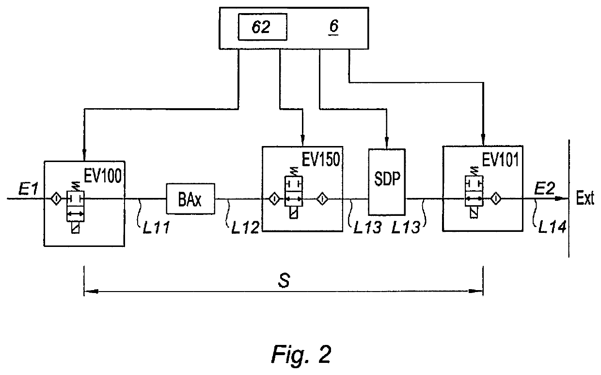 Purge procedure for a decoupled brake system and brake system implementing this procedure