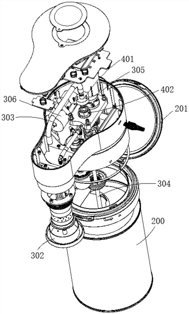 Intelligent milk powder pumping machine