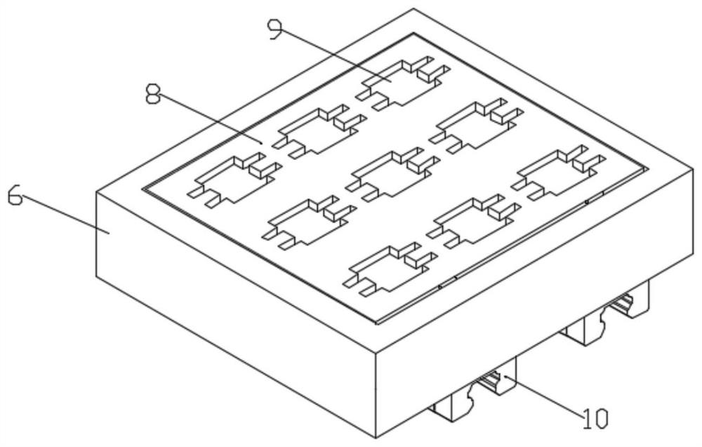 Press fitting device for assembling semiconductor element