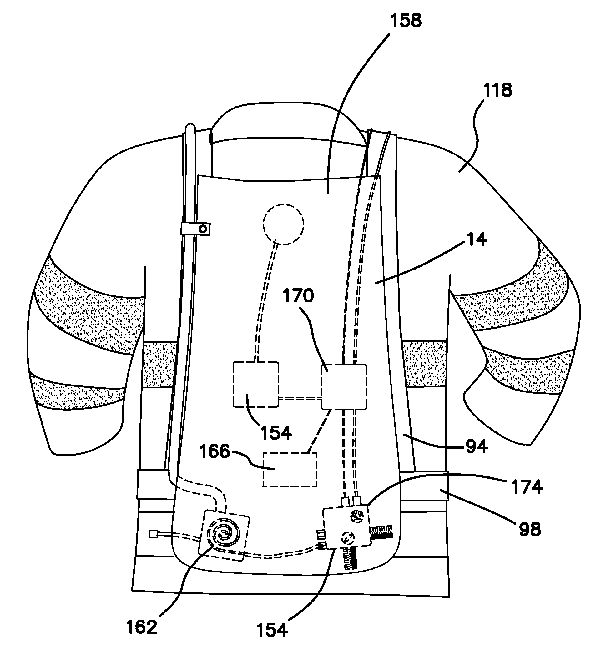 Articulated firefighter breathing pack