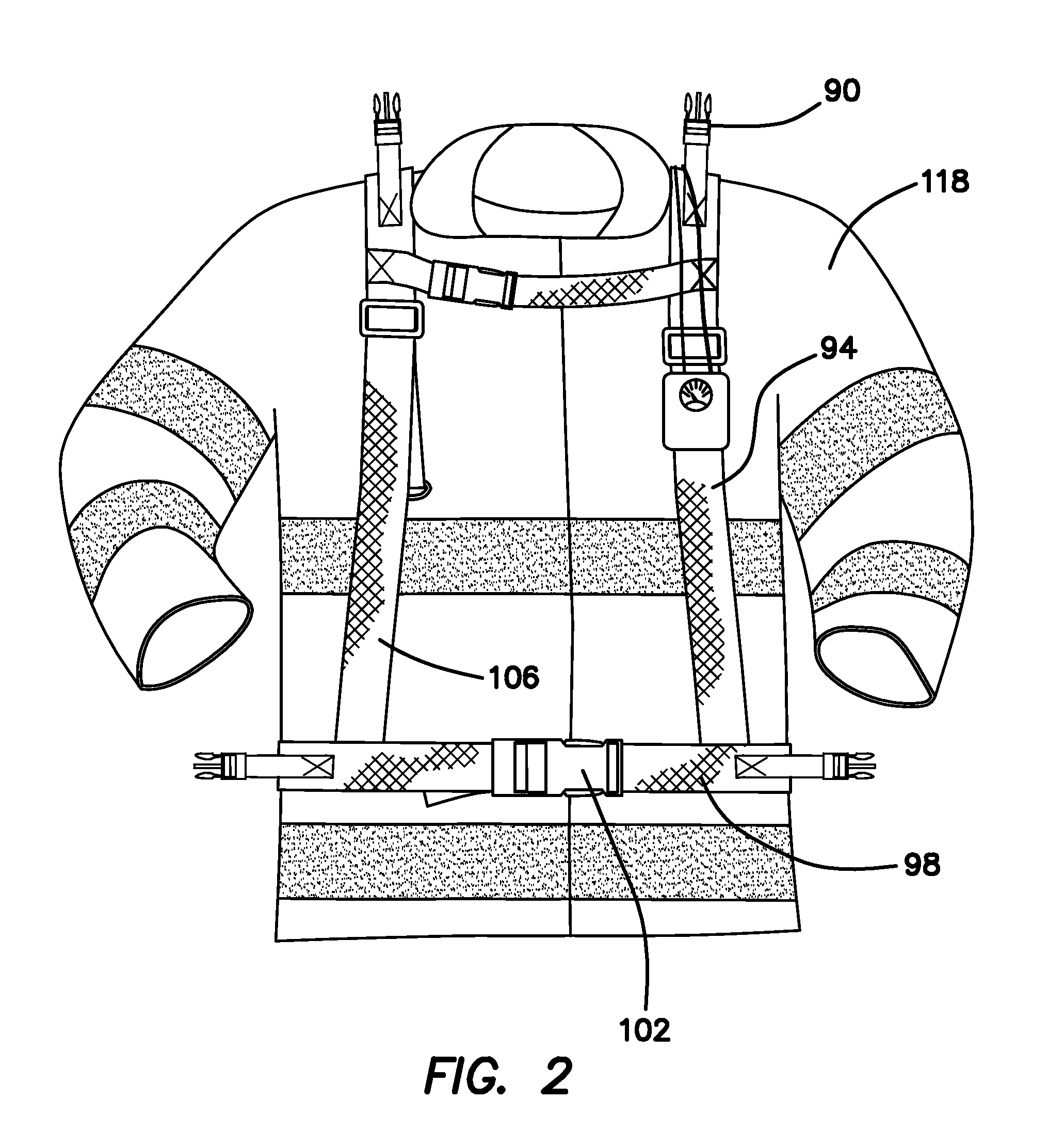 Articulated firefighter breathing pack