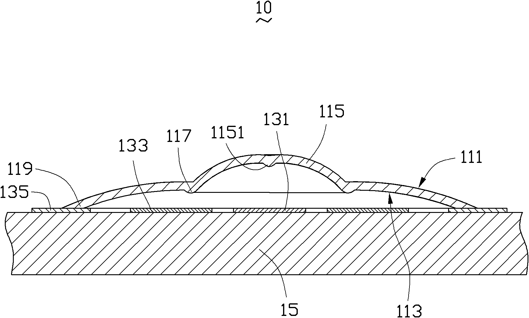 Multifunctional press key structure