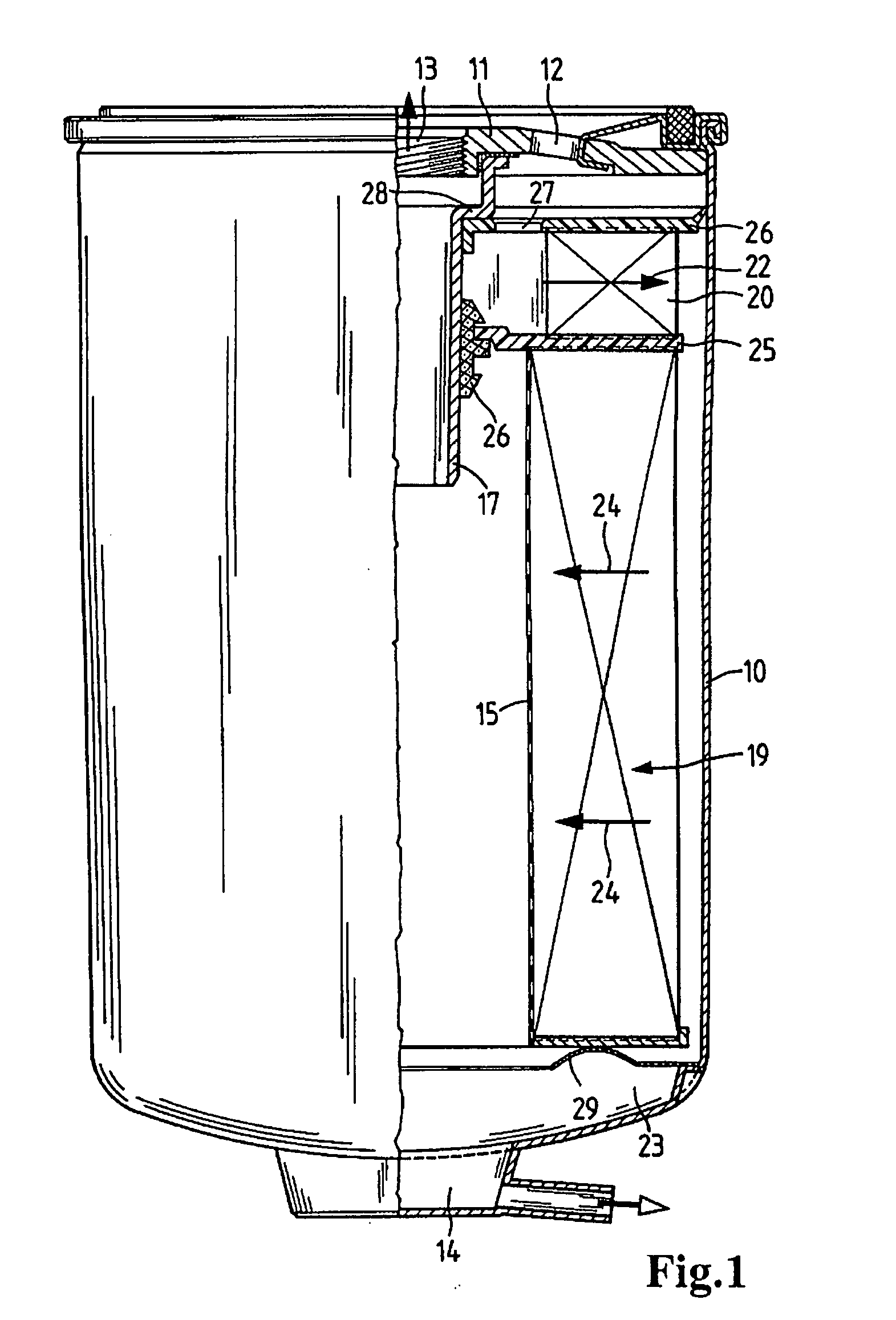 Fuel filter system