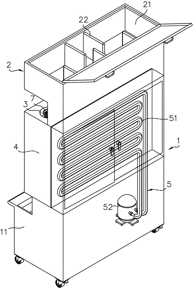 Instant cold drink supply machine