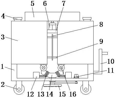 Steel bridge deck spraying equipment with automatic stirring and heating functions