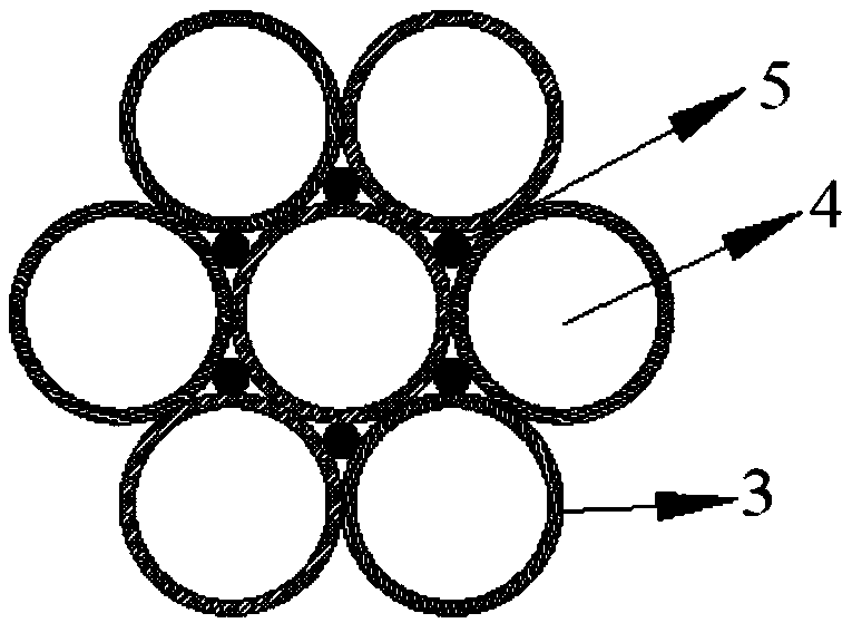 Low-refractive-index glass used for drawing and forming optical fiber panel and preparation method thereof