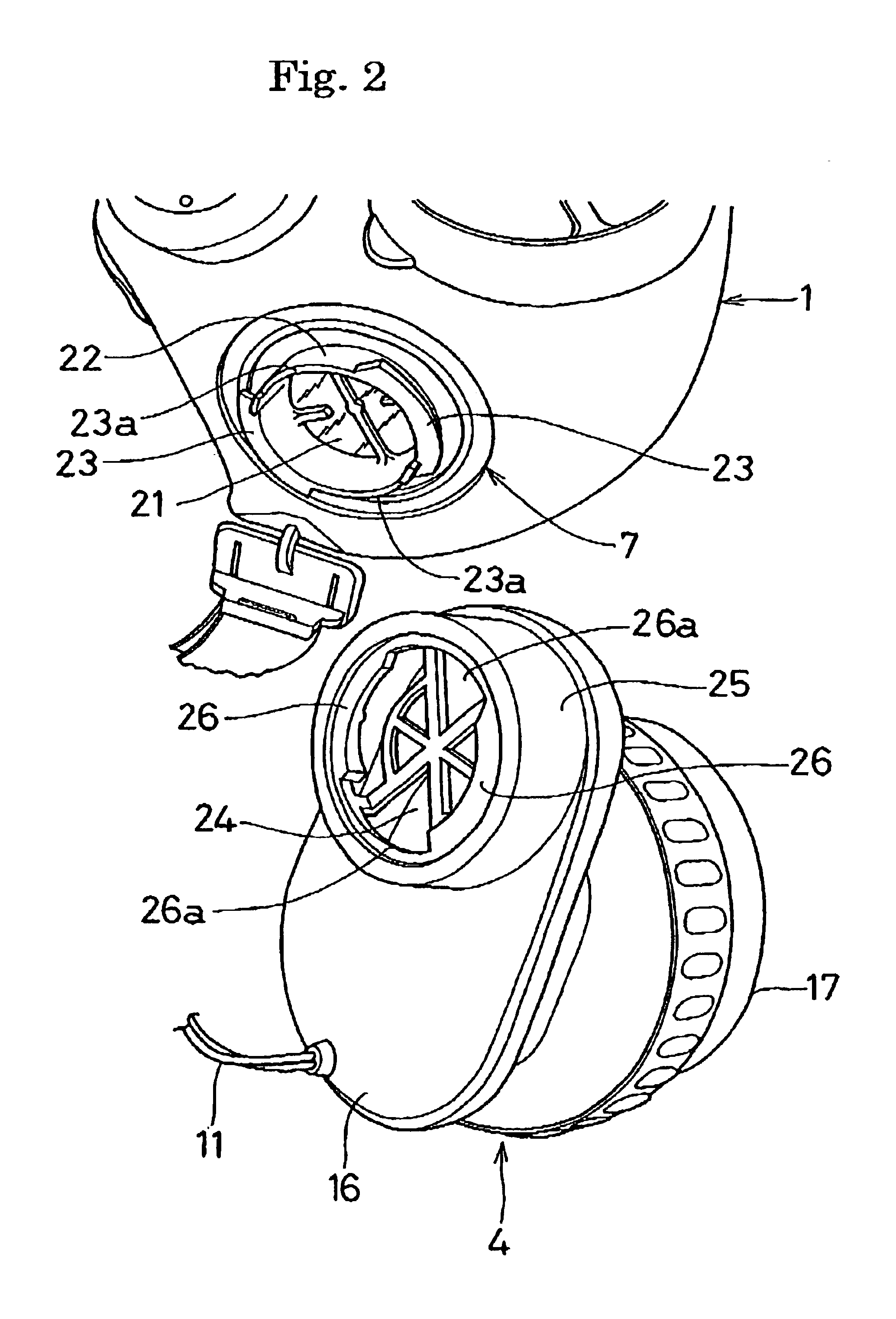 Respiration protecting apparatus