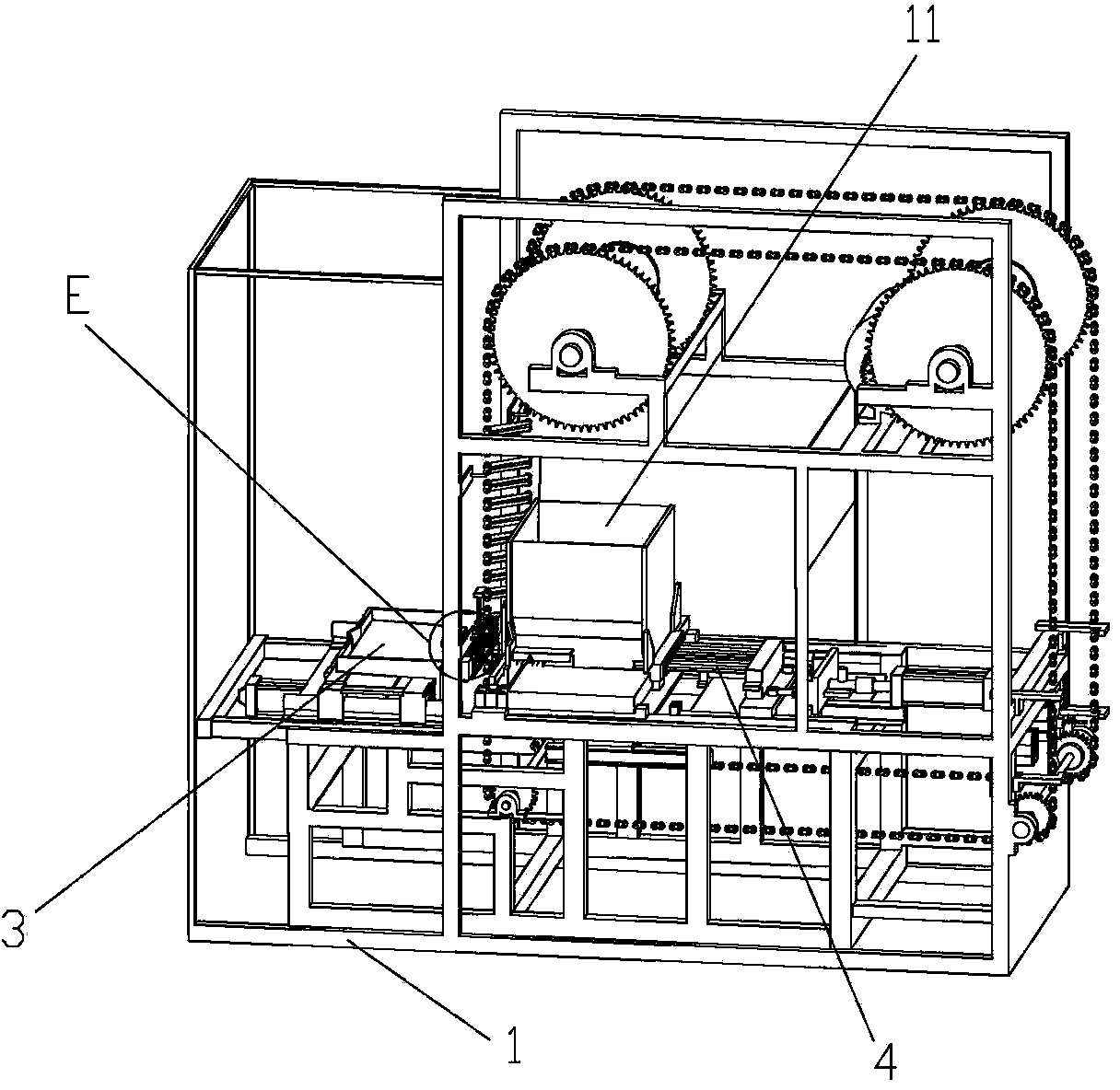 Machine for automatically varnishing chopsticks and application method of machine