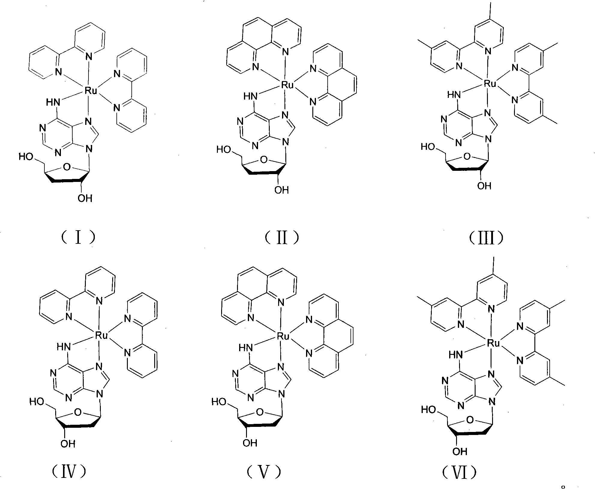 Ruthenium mixed-polypyridyl complex, preparation thereof and use as antitumor drug