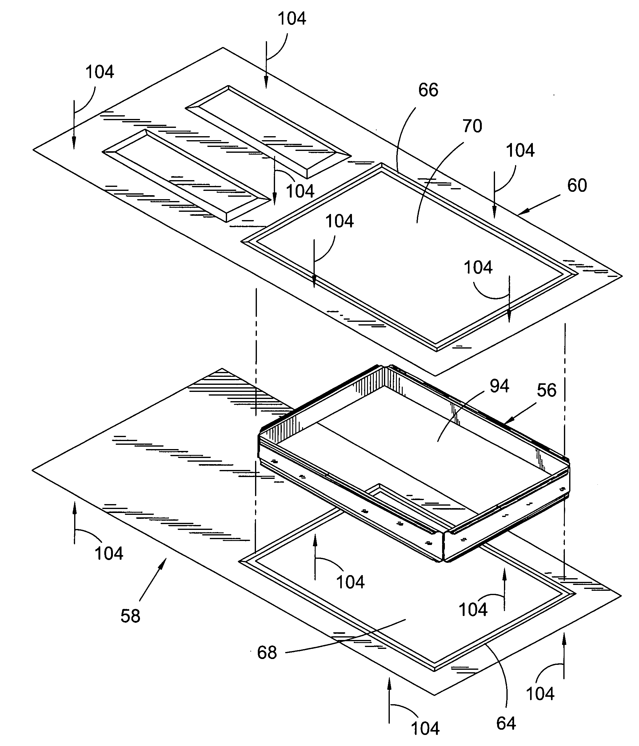 Apparatus and method of fabricating a door