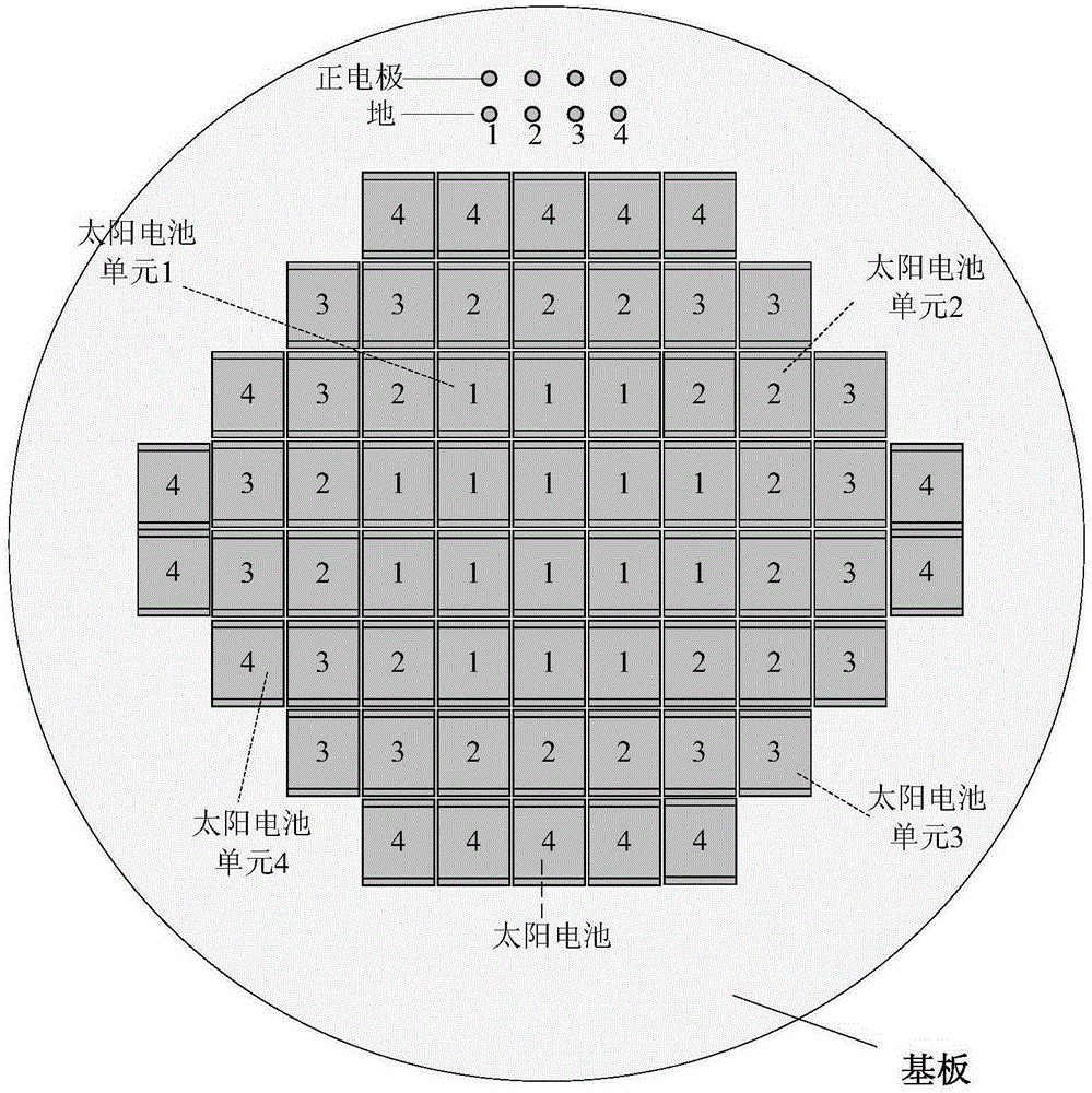 Solar panel and photoelectric conversion device for laser energy transmission