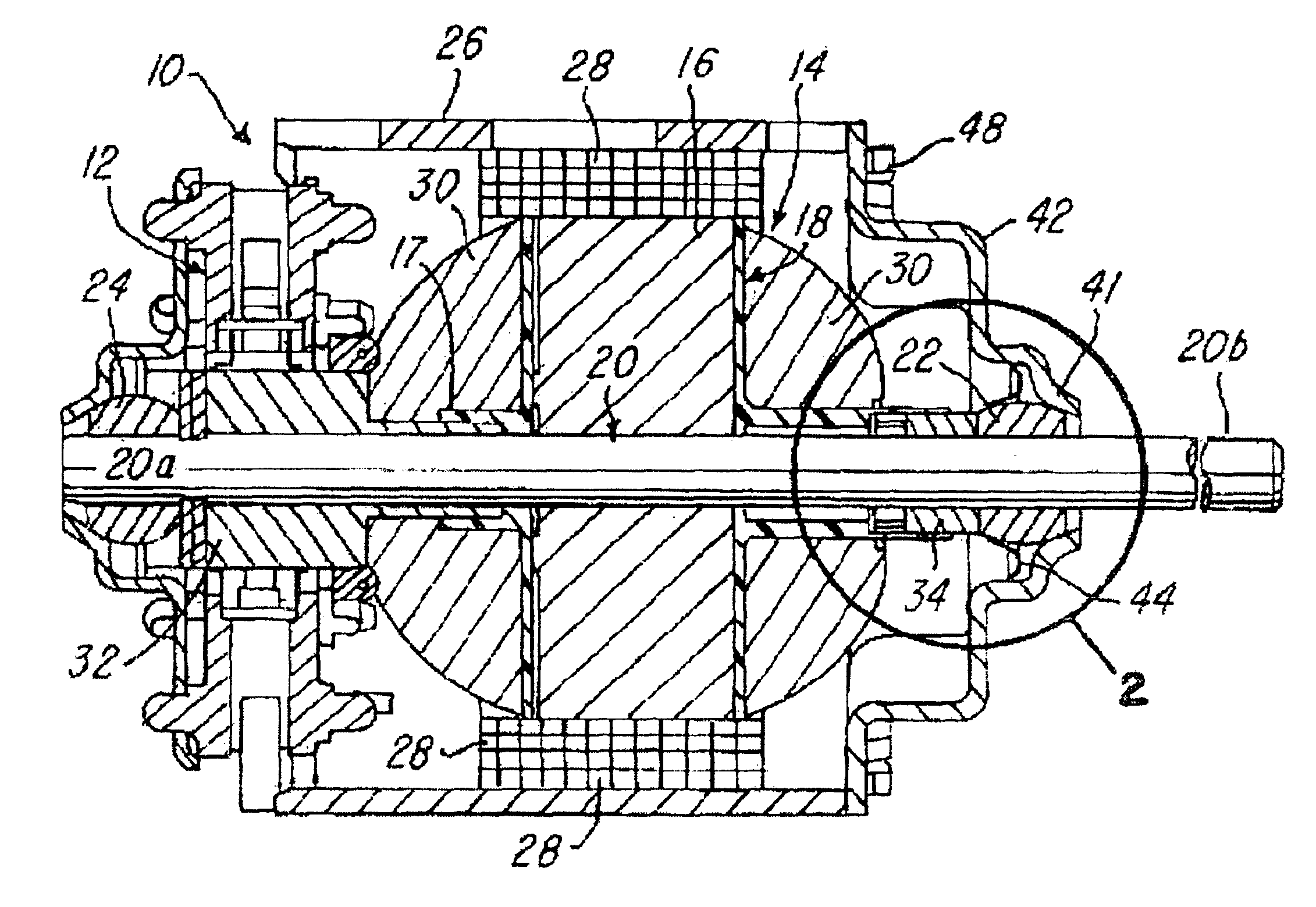 Electric motor and method for reducing end play