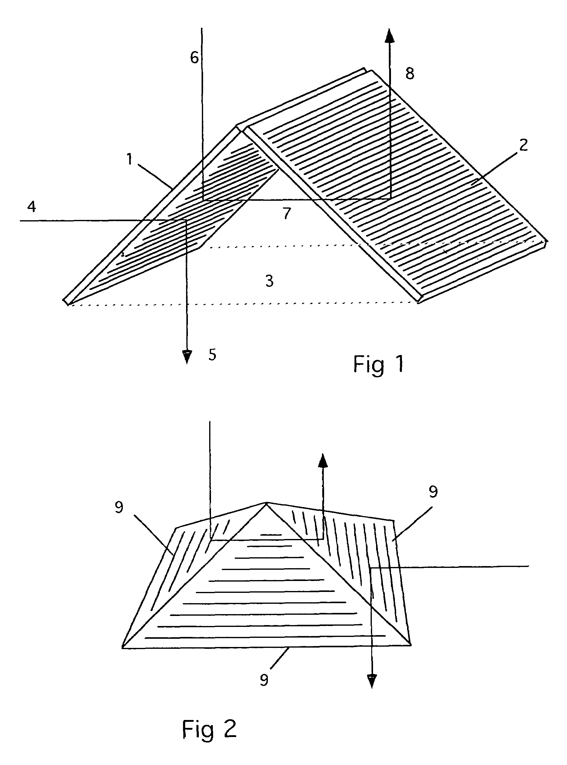 Methods for producing three dimensional, self-supporting, light redirecting roof lighting systems