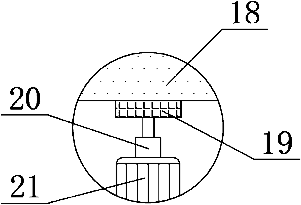 Grinding device for machining hardware products