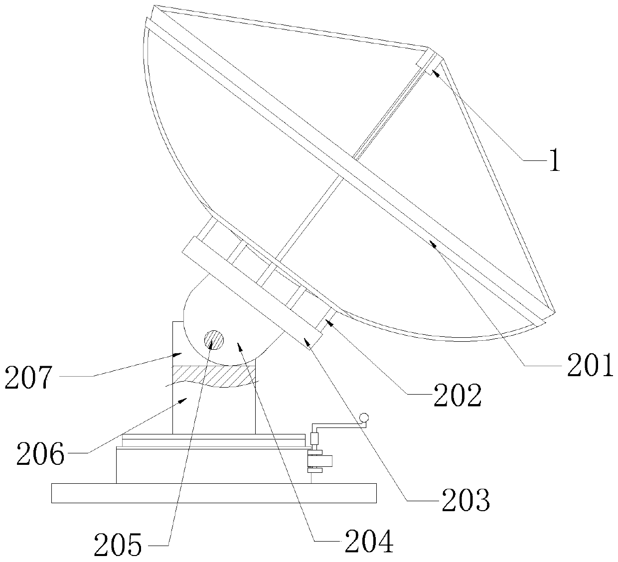 Antenna for full-angle electronic communication