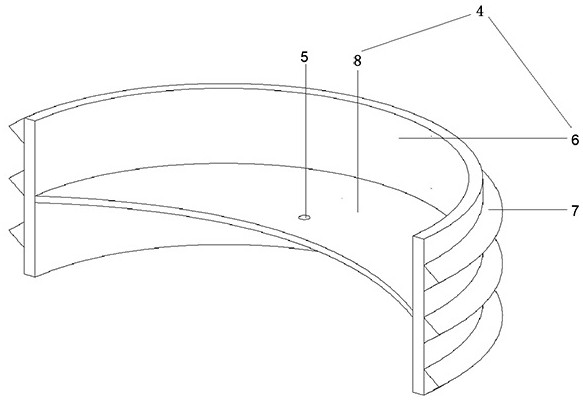 A steel tube concrete column