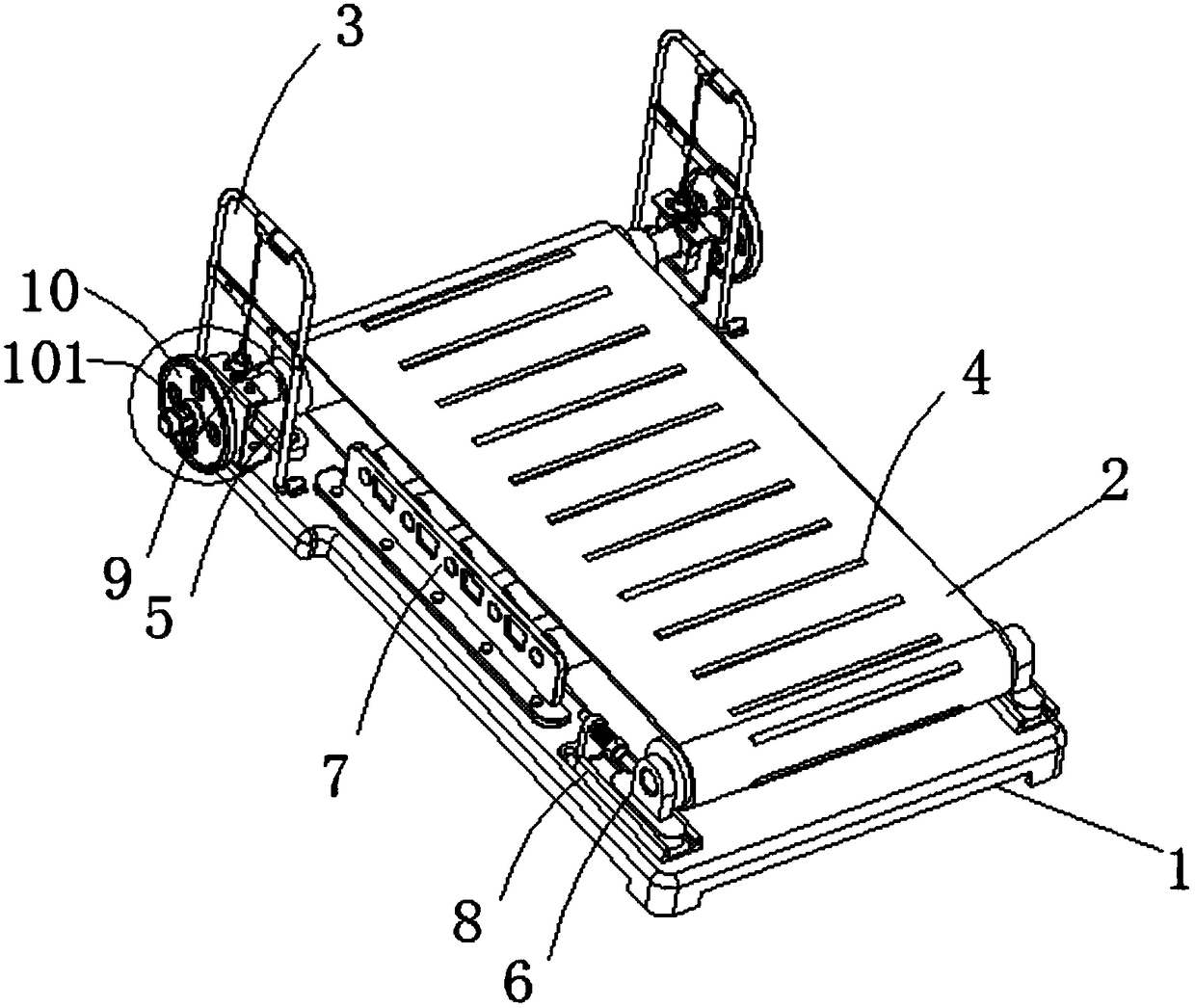 Auxiliary training device for leg explosive power