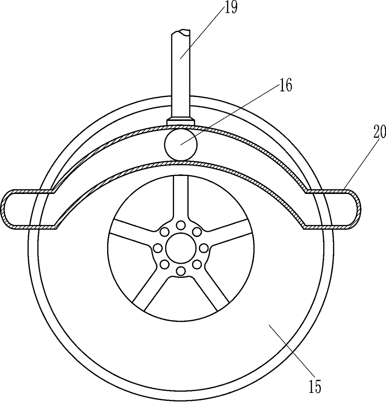 Auxiliary sand paving equipment for standing long jump