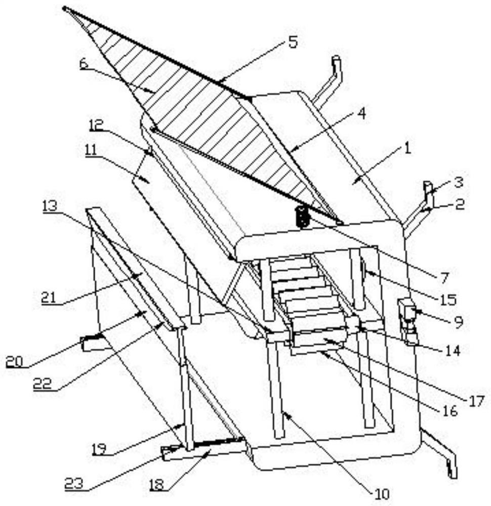 Protective device of breakwater for port and mounting process of protective device