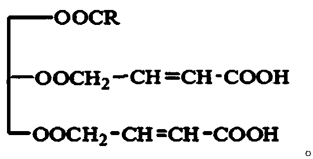 Preparation method of novel waste cooking oil based unsaturated polyester resin