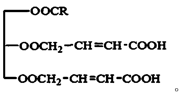 Preparation method of novel waste cooking oil based unsaturated polyester resin