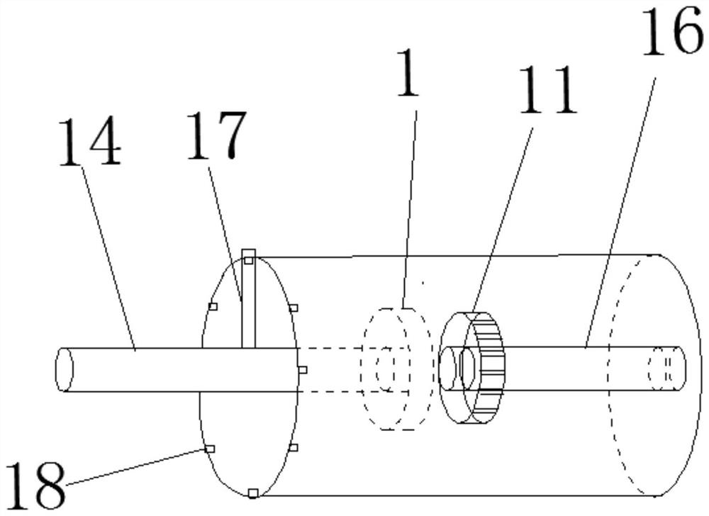 A pipeline inner wall cleaning device with self-cleaning function