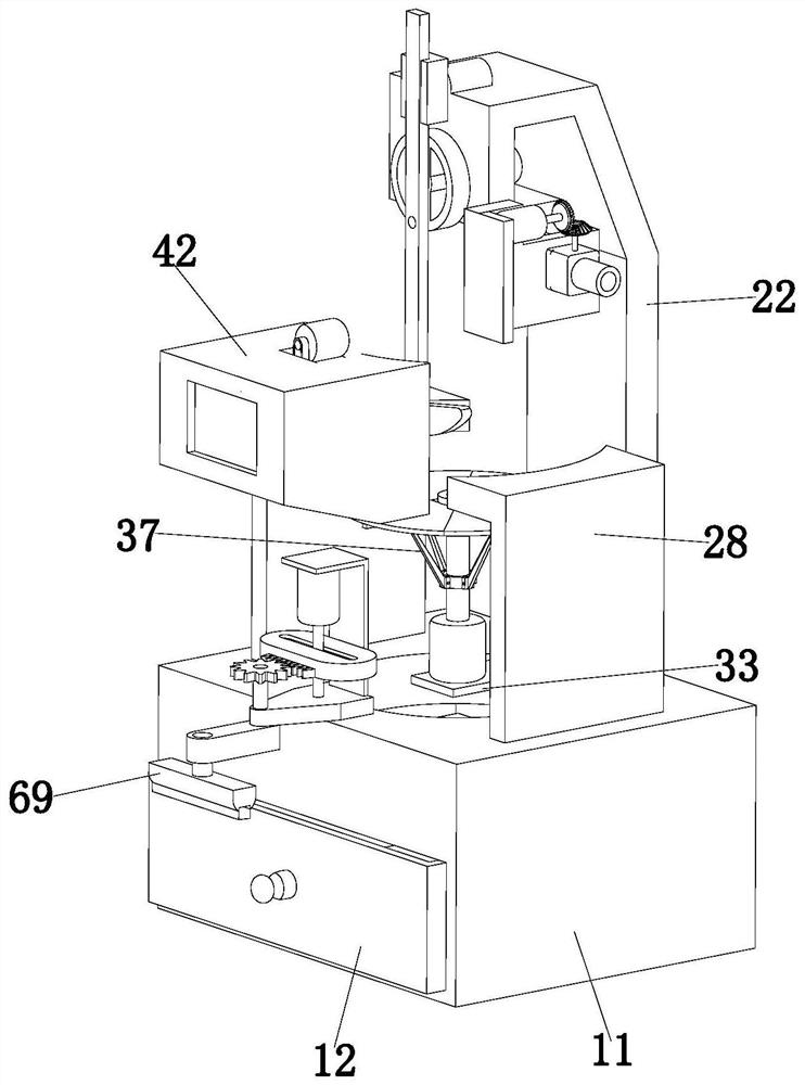 Cement stirring dust prevention equipment