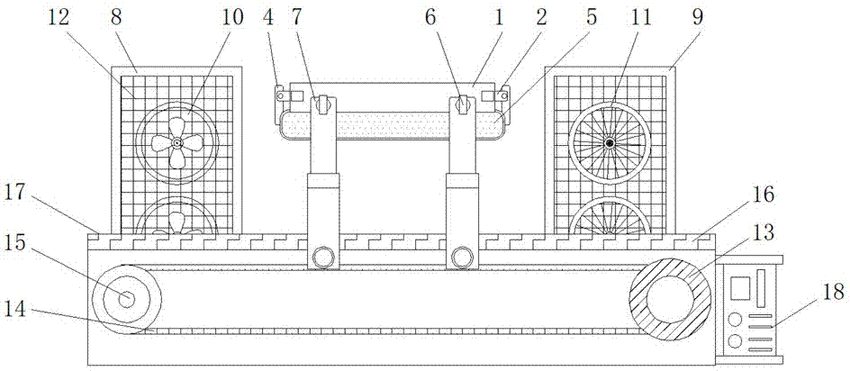 High-elongationstretchability shoe leather base cloth device