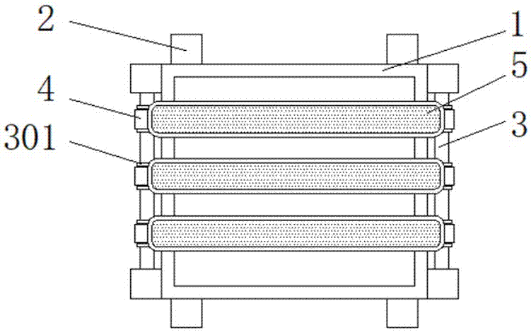 High-elongationstretchability shoe leather base cloth device