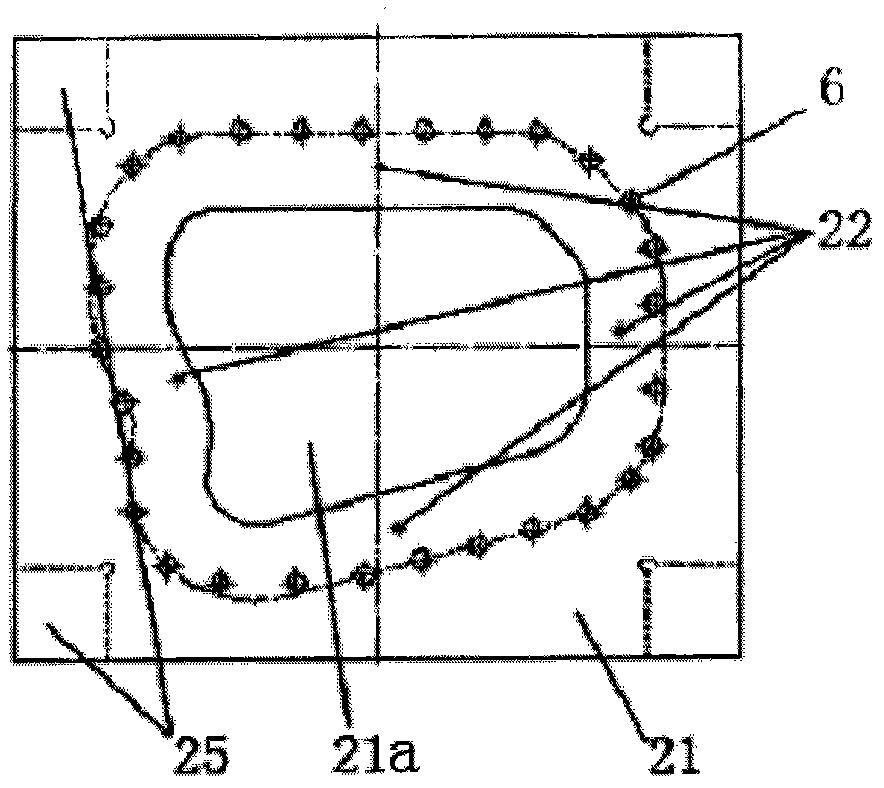 Compound die for simulating continuous drawing characteristics of stamped parts