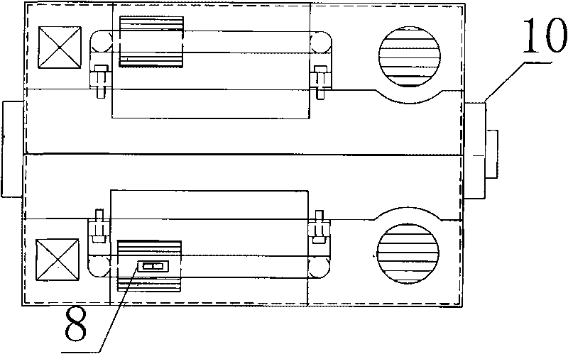 Dual-power mechanically-balanced notching and cutting method and multifunctional notching machine