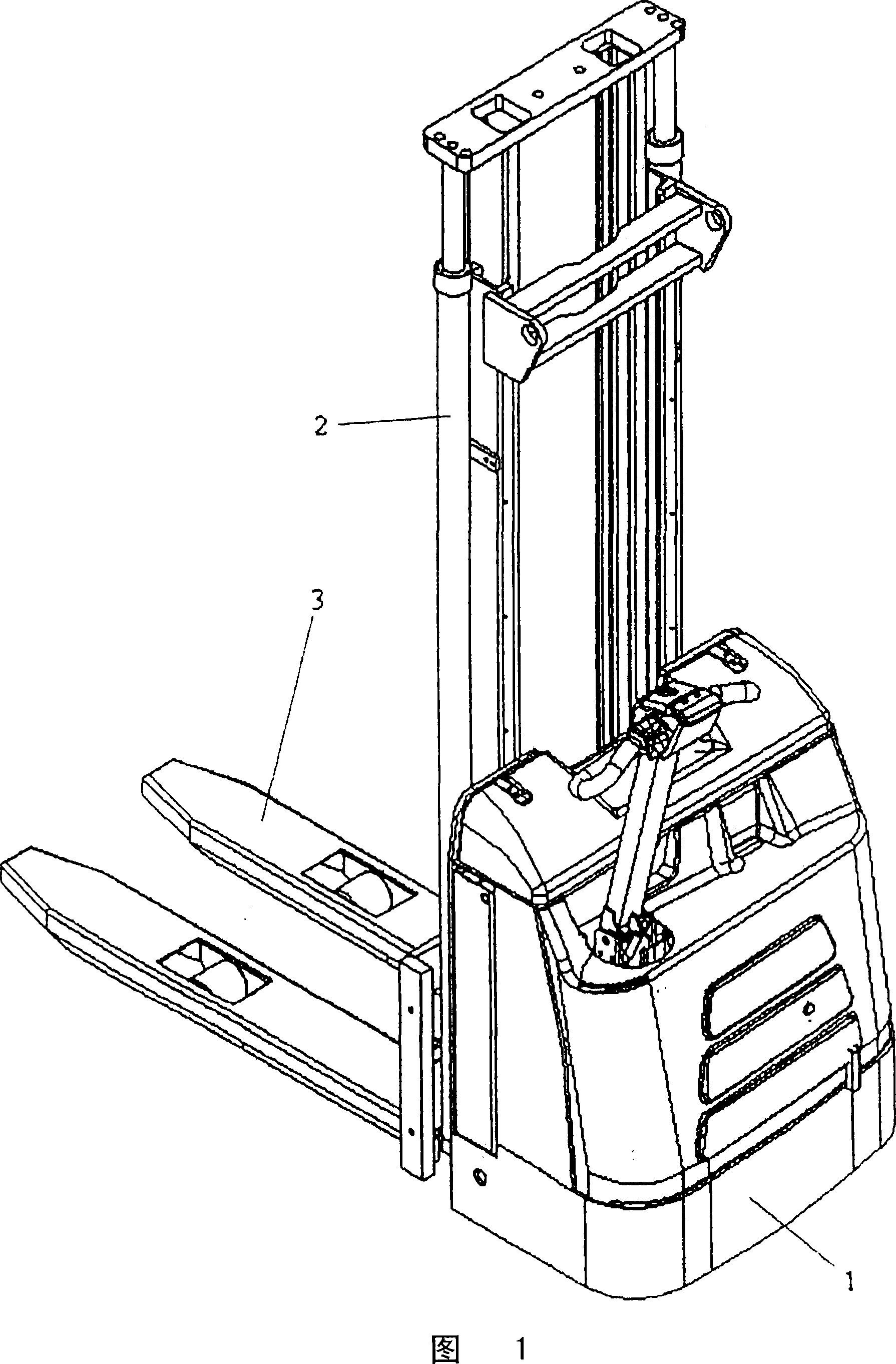 Forklift mast