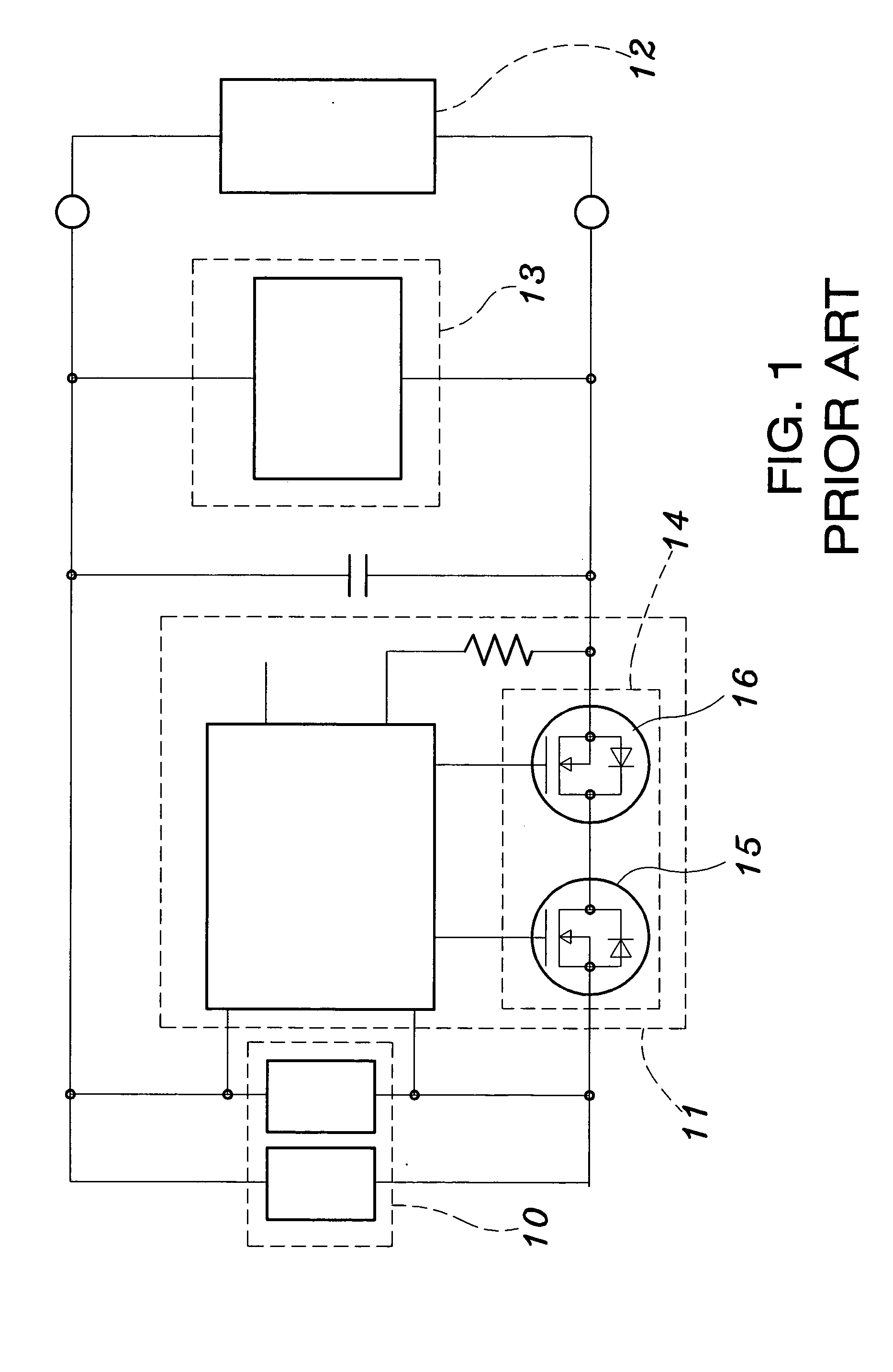 Circuit structure for rechargeable battery