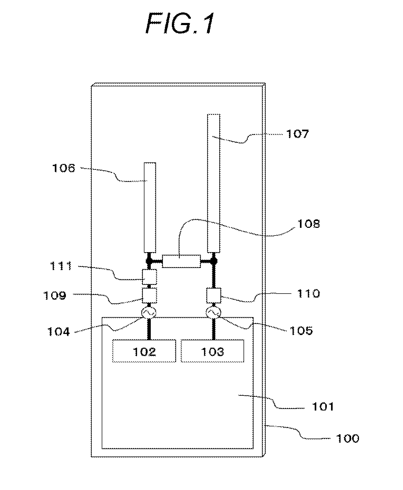 Antenna device and portable wireless terminal equipped with same
