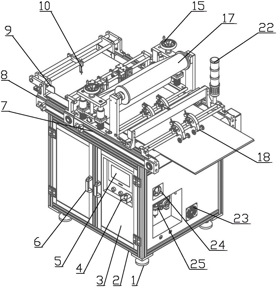 Sheet film laminating machine