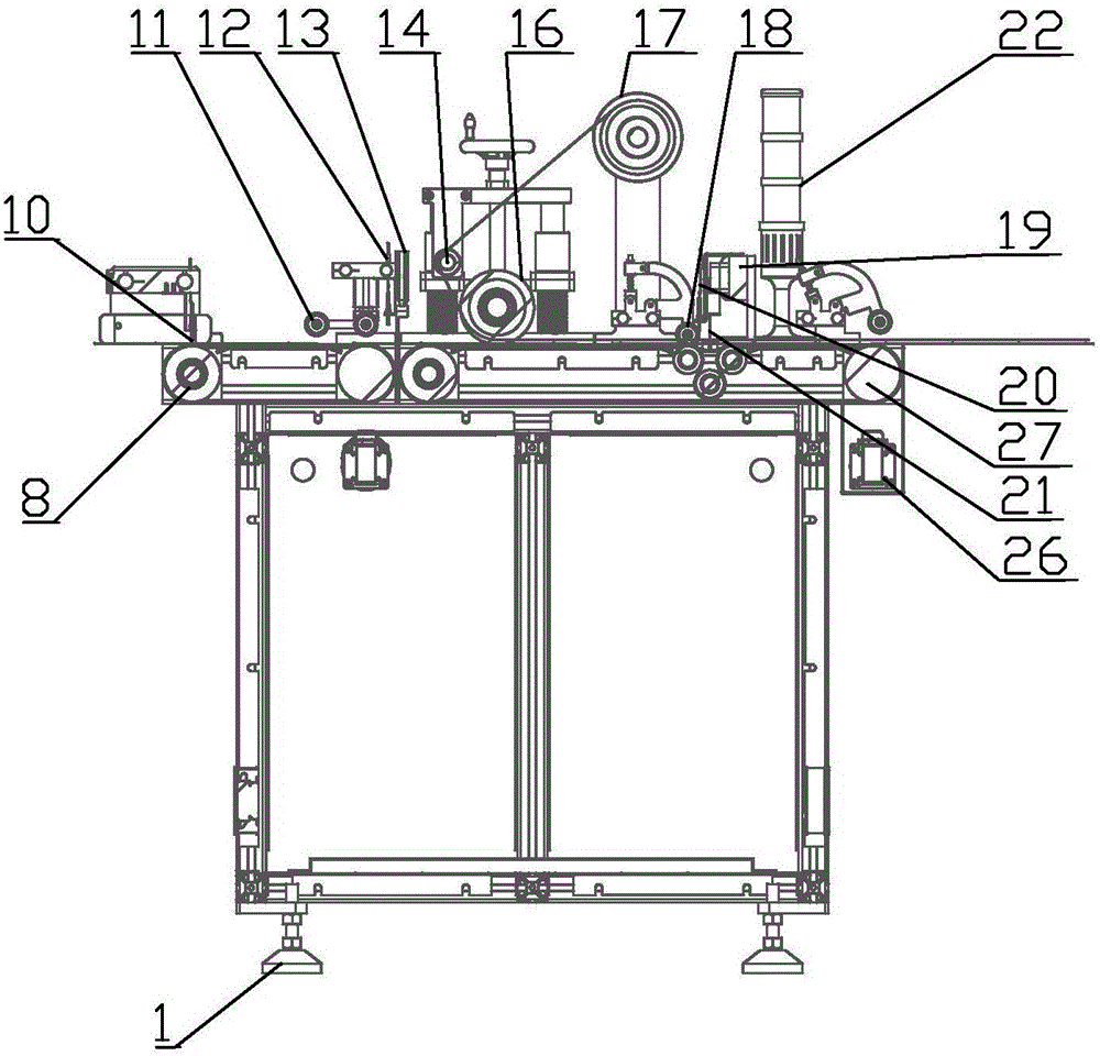 Sheet film laminating machine