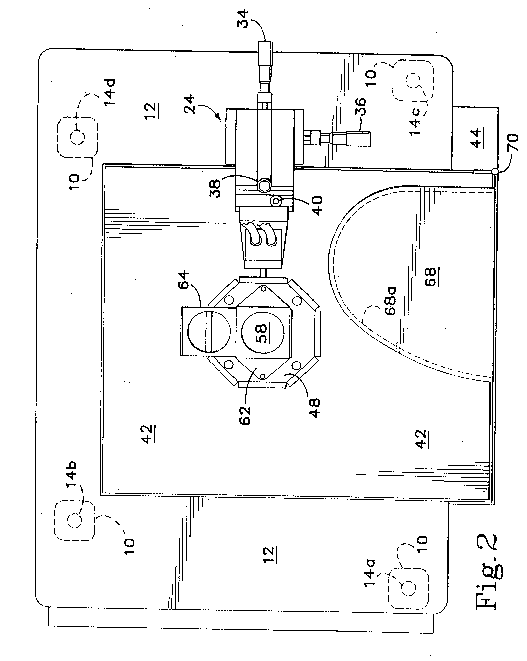 Wafer probe station having a skirting component