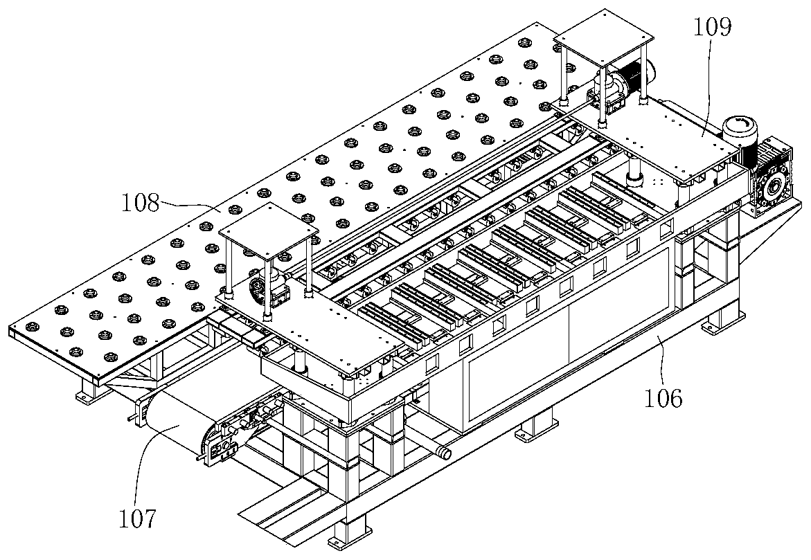 Main conveying device, feeding device and numerical control edging machining center