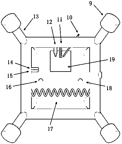 Device and method for studying droplet evaporation and combustion characteristics in turbulent mode