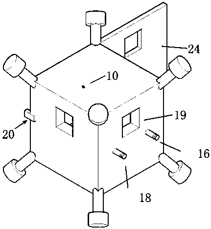 Device and method for studying droplet evaporation and combustion characteristics in turbulent mode