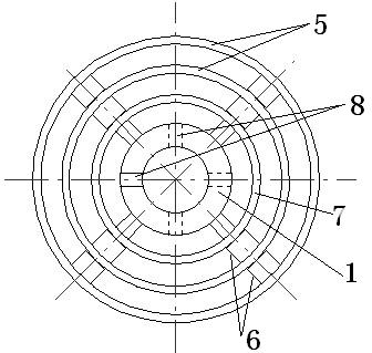 Transformer copper pipe lead with internal cooling structure