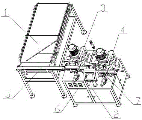 Magnetic core chamfering machine applied to annular magnetic core