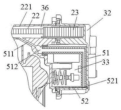 Four-stroke engine of vertical shaft OHC structure