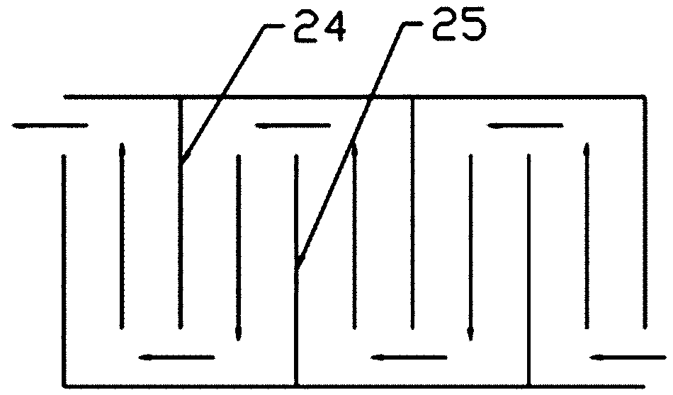 Low and high voltage combined electrochemical water treatment device and method