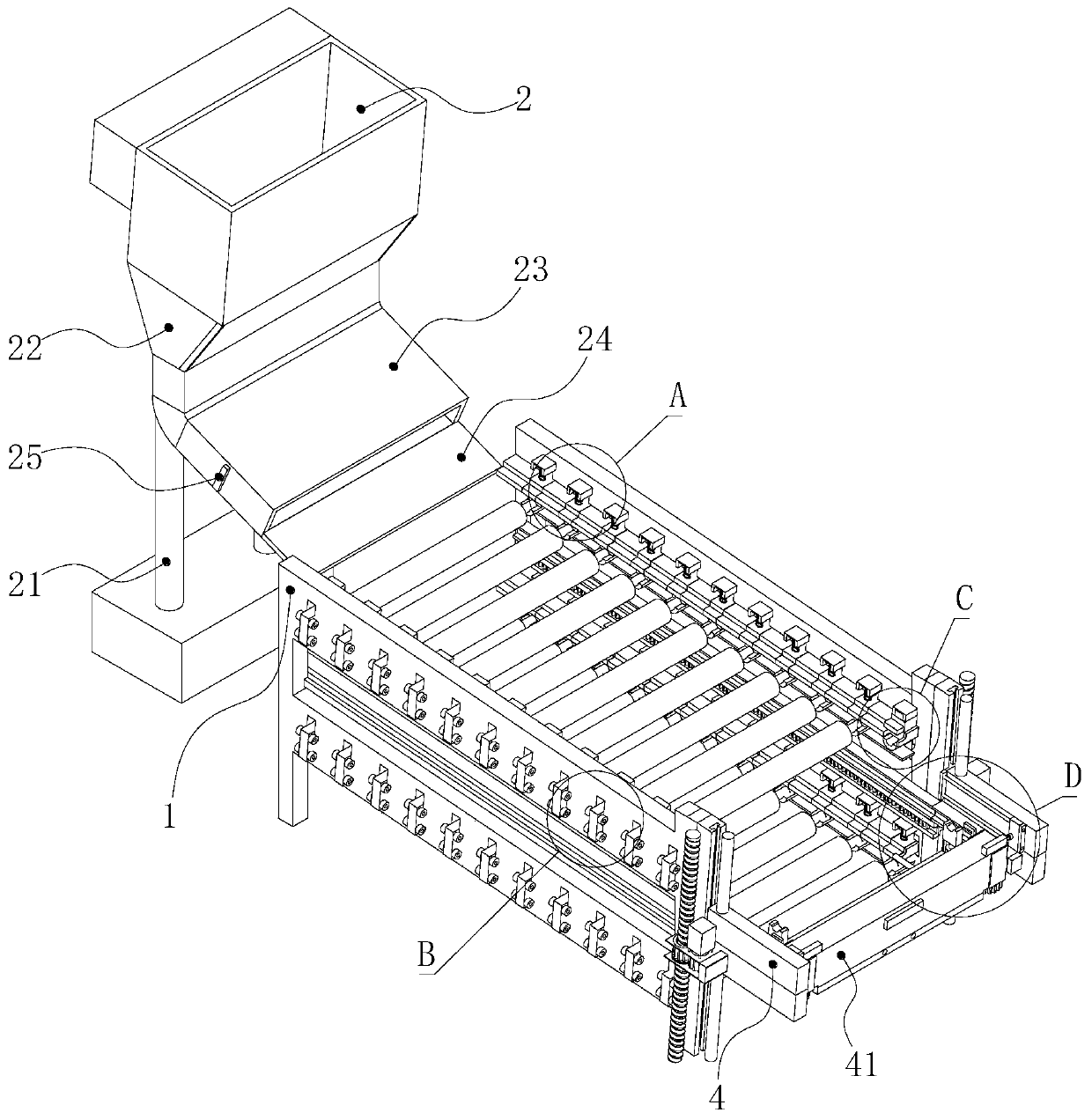 Leather storage rack capable of achieving automatic picking and storage