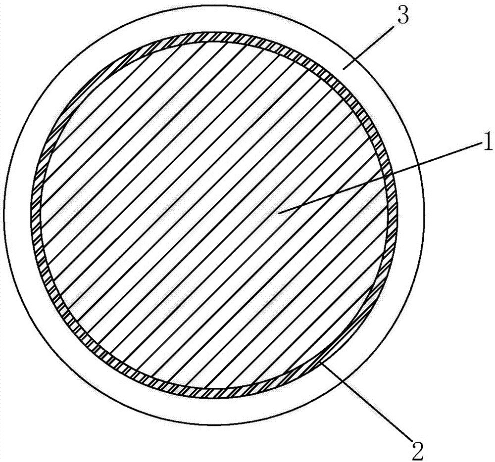 Stainless-steel-concrete composite column used in marine environment